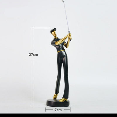 Golfer figurine