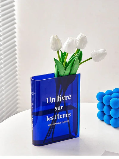 Acrylic book vase