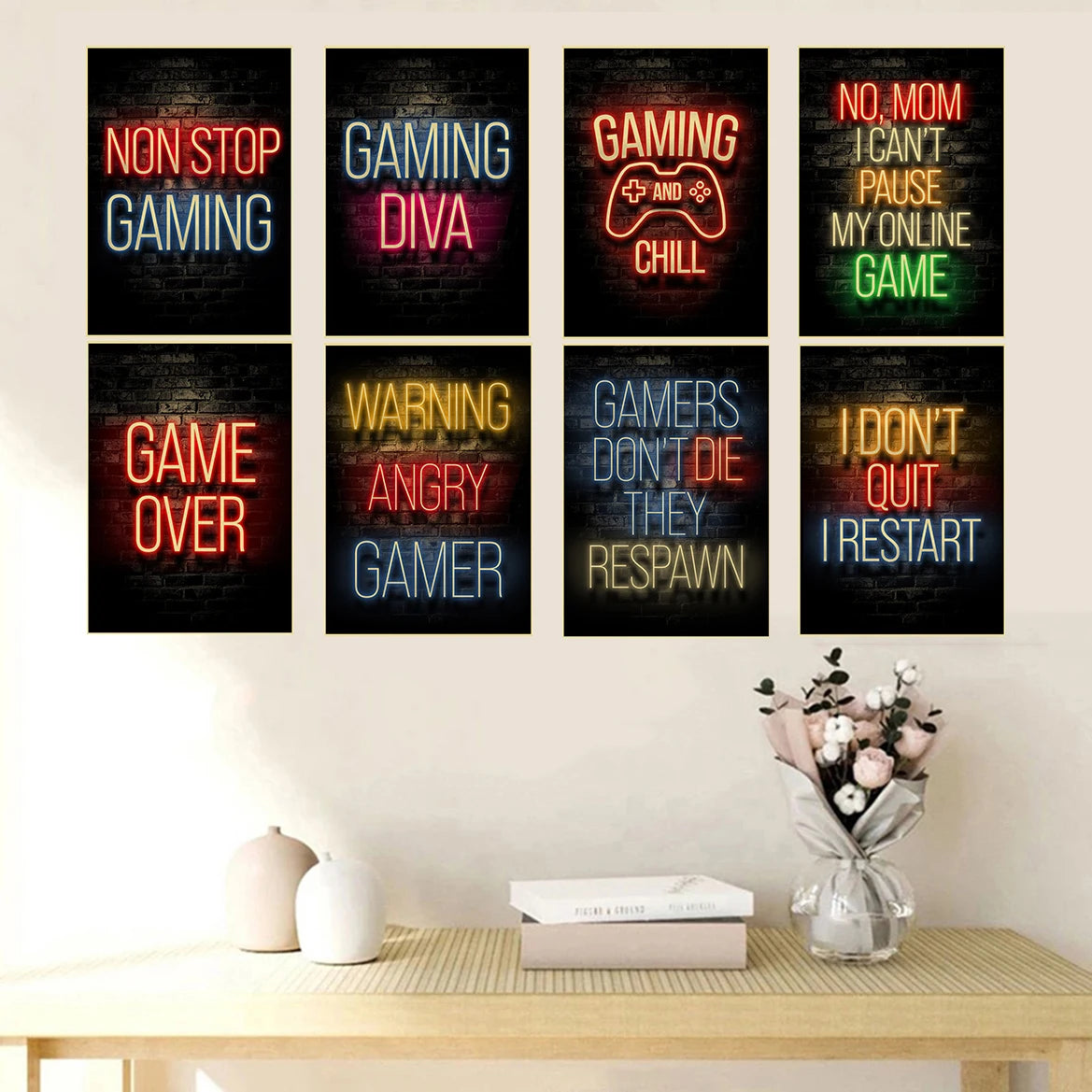 A3/A4 gaming posters 