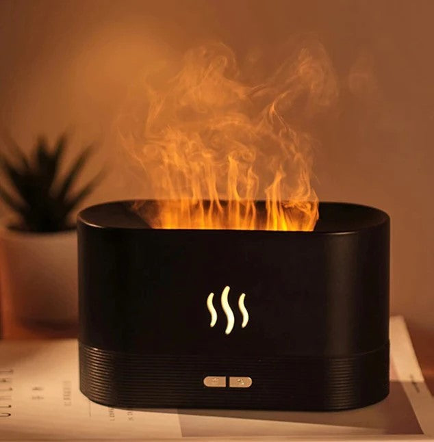 Flame essential oil diffuser